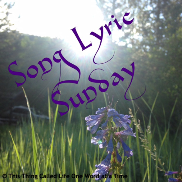 Song Lyric Sunday banner