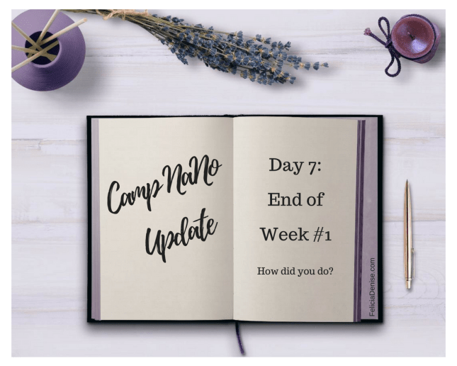 Camp NaNo Update #7 banner